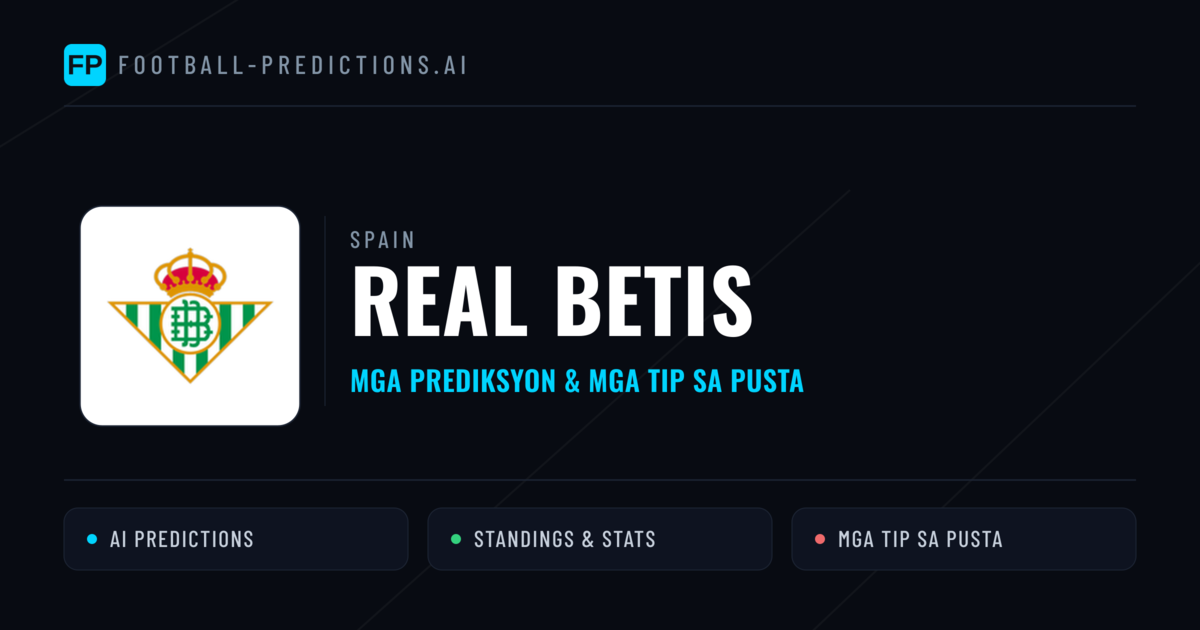 Real Betis Predictions & Stats