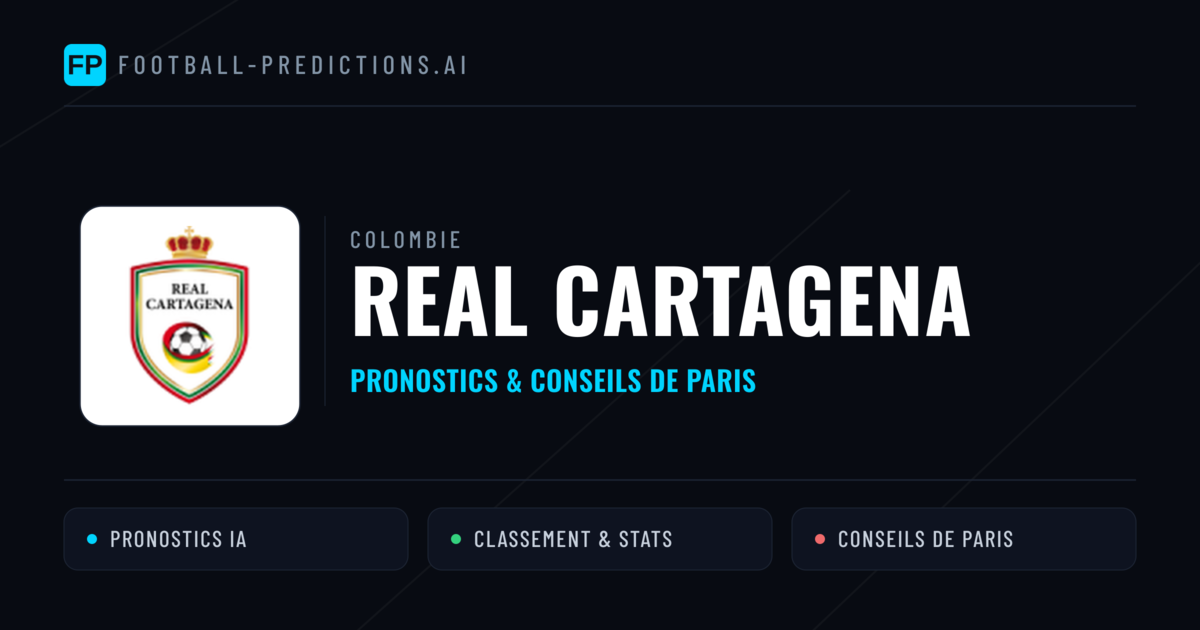 Real Cartagena Pronostics & Statistiques