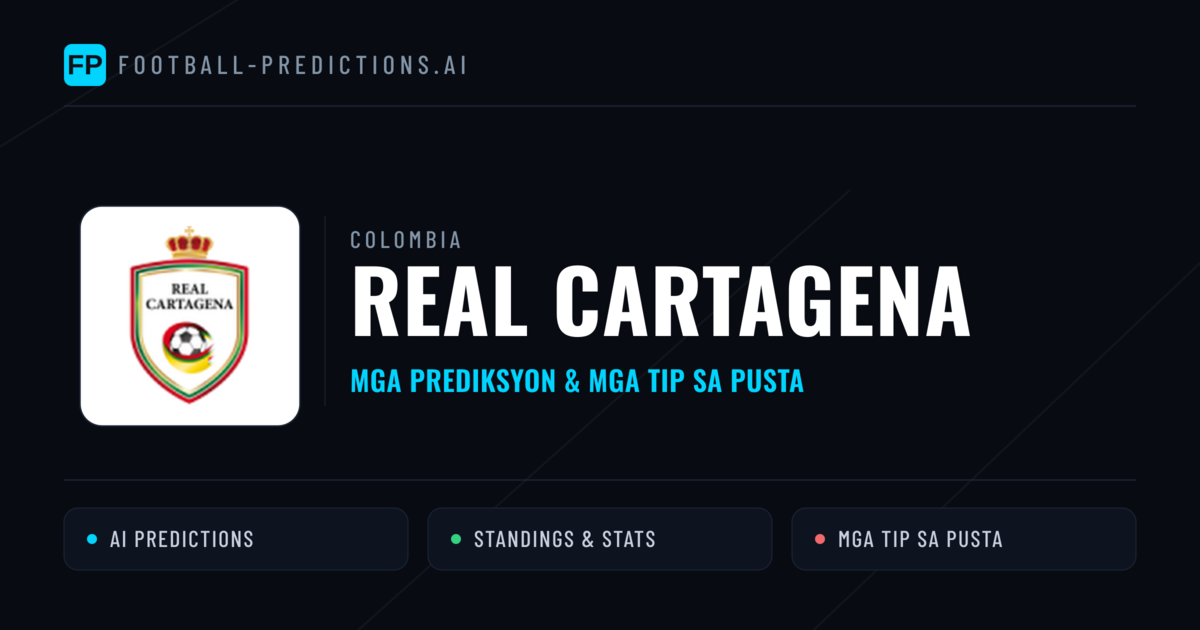 Real Cartagena Predictions & Stats
