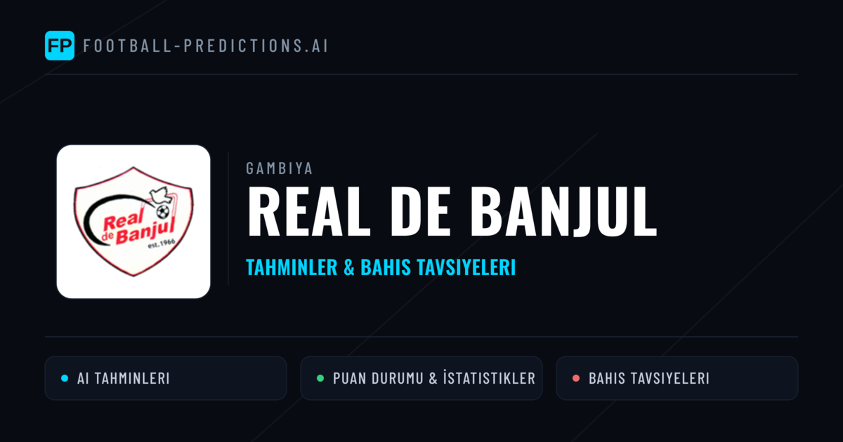 Real de Banjul Tahminleri & İstatistikler