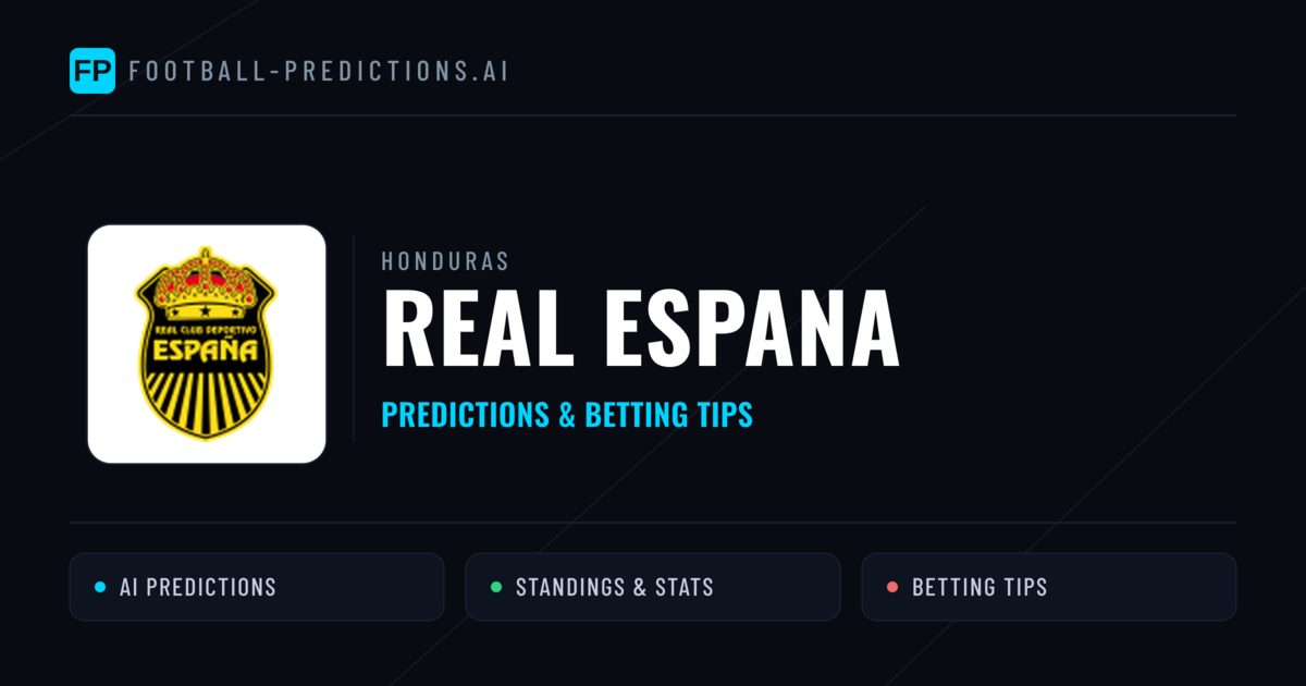 Real Espana Predictions & Stats