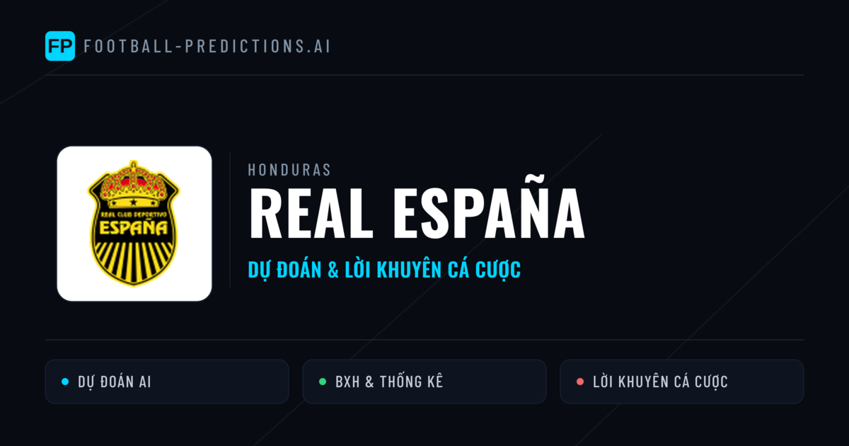 Real España Dự đoán & Thống kê