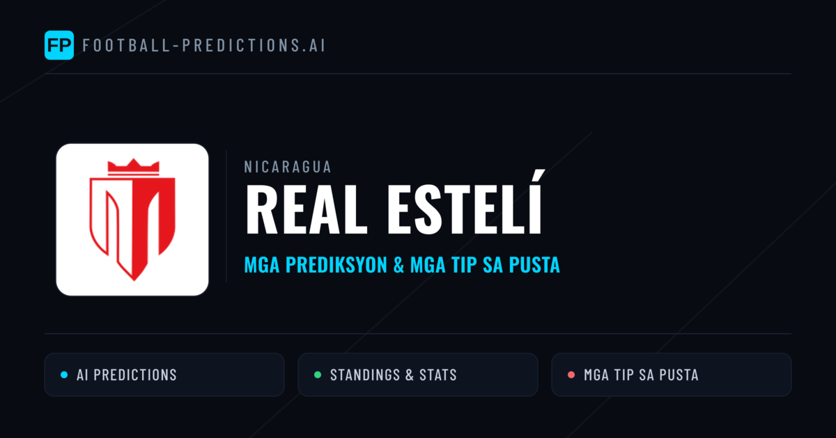 Real Estelí Predictions & Stats