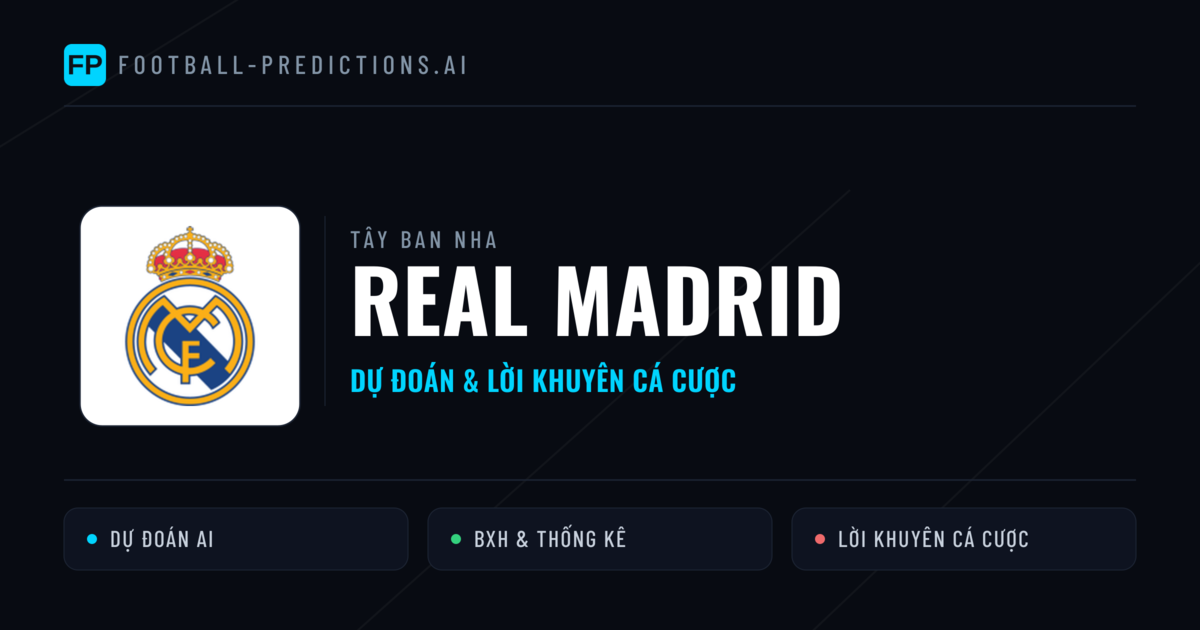 Real Madrid Dự đoán & Thống kê