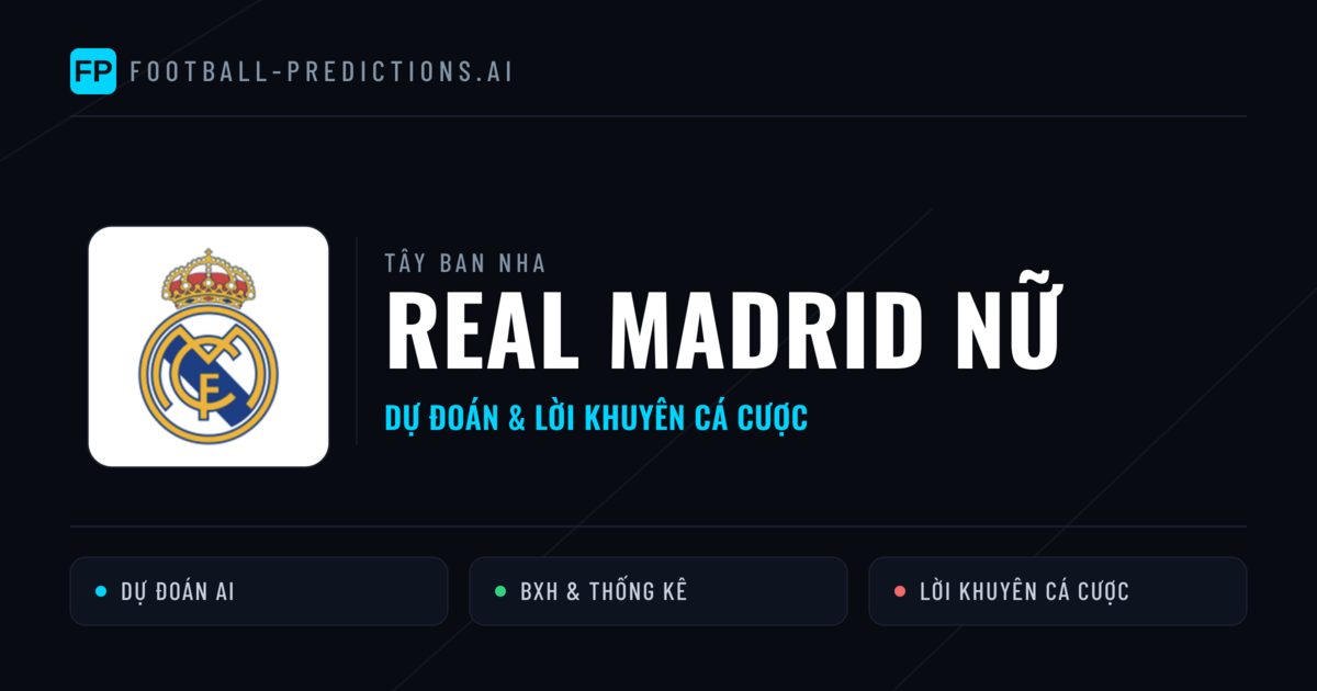 Real Madrid nữ Dự đoán & Thống kê