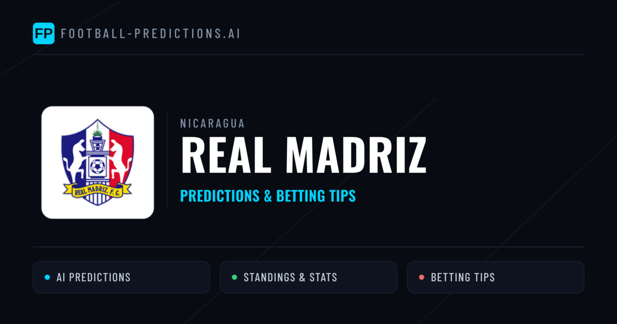 Real Madriz Predictions & Stats