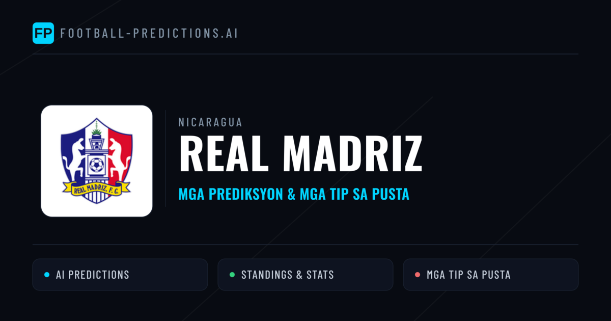 Real Madriz Predictions & Stats