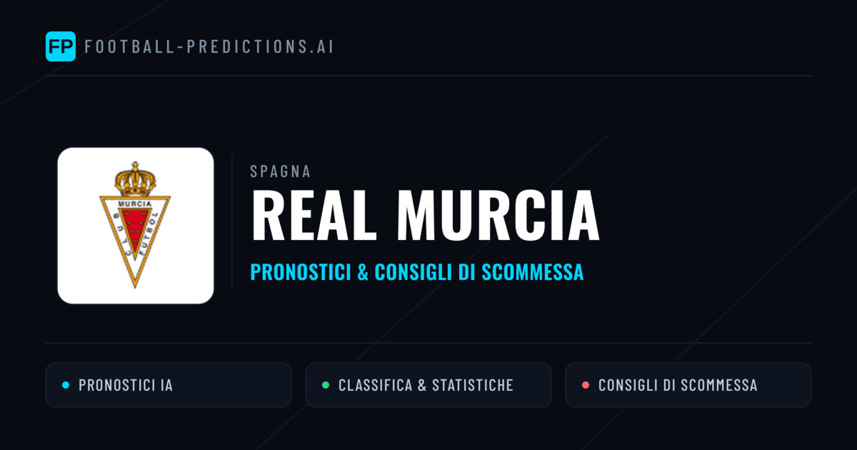 Pronostici e Statistiche Real Murcia