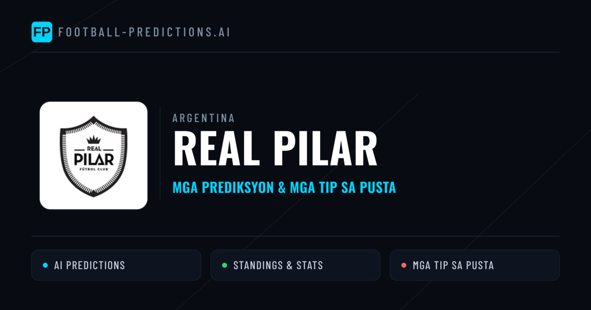 Real Pilar Predictions & Stats