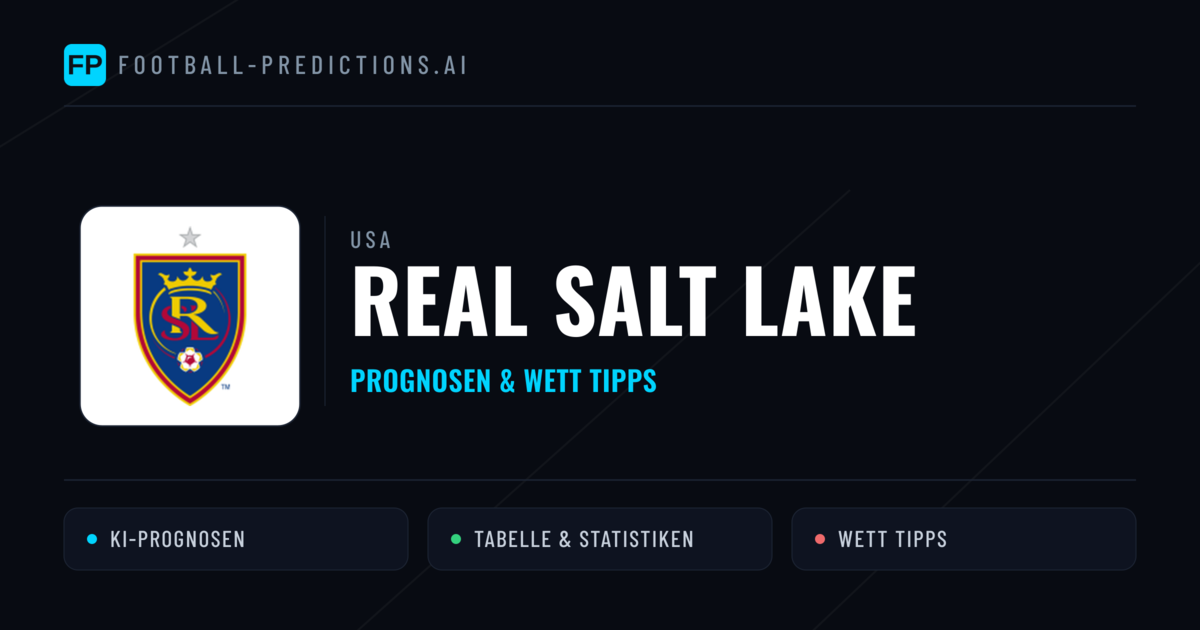 Real Salt Lake Prognosen & Statistiken