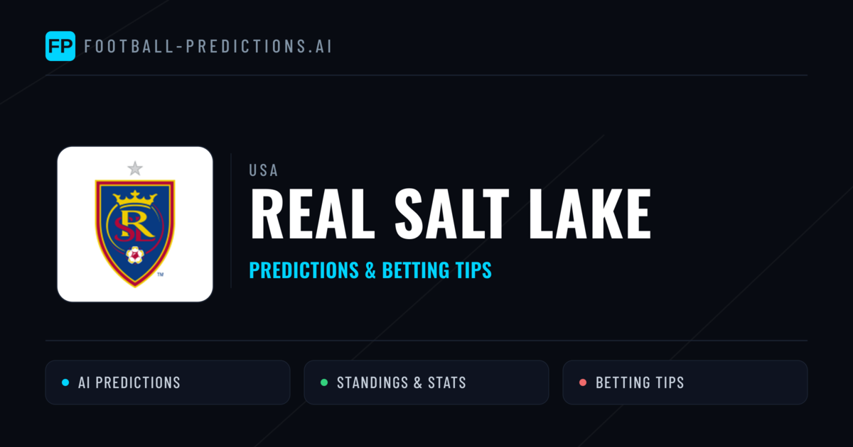 Real Salt Lake Predictions & Stats