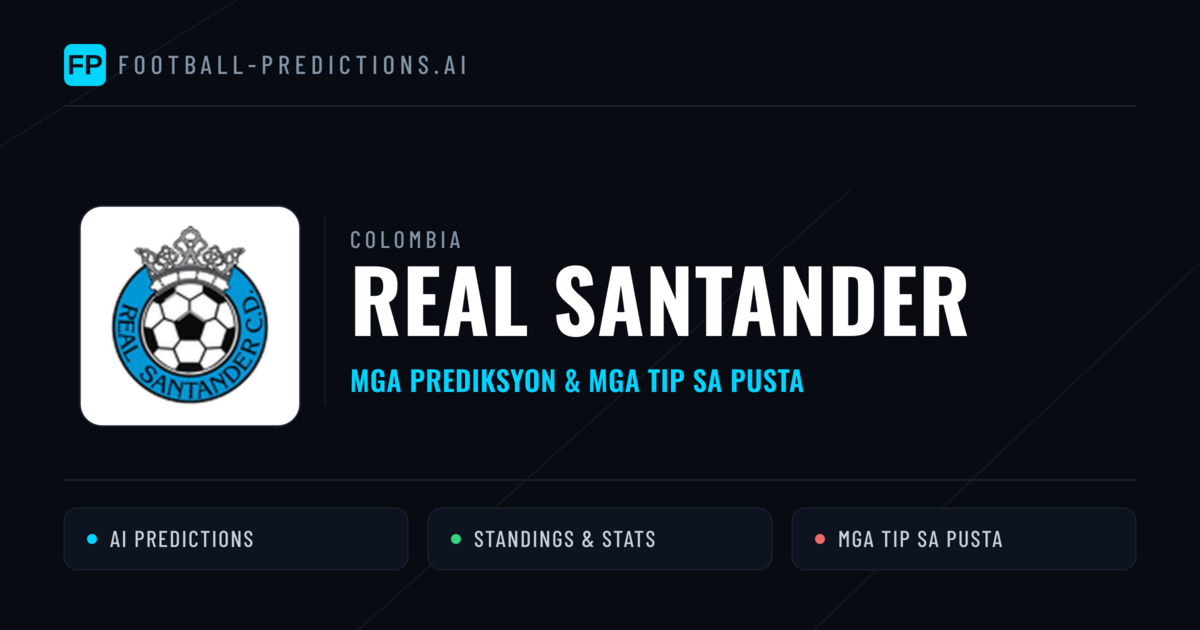 Real Santander Predictions & Stats