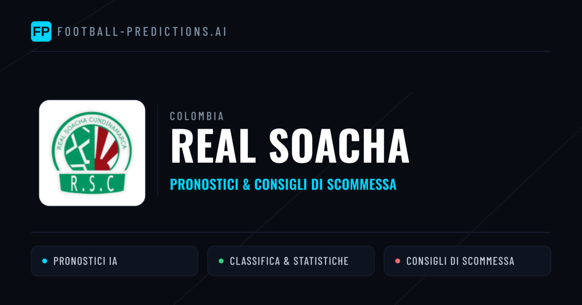 Pronostici e Statistiche Real Soacha