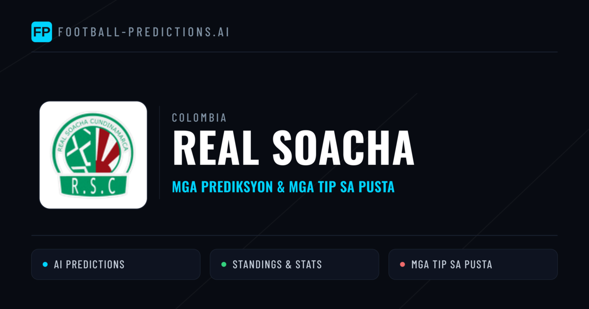 Real Soacha Predictions & Stats