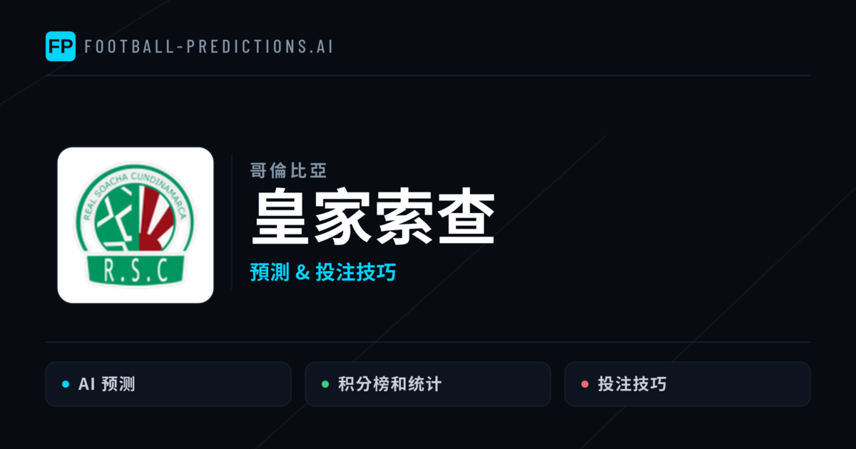 皇家索查 運彩分析|足球預測與數據