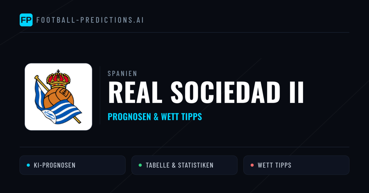 Real Sociedad II Prognosen & Statistiken