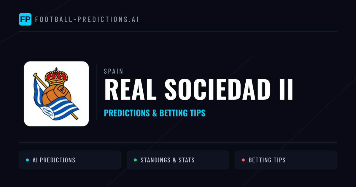Real Sociedad II Predictions & Stats