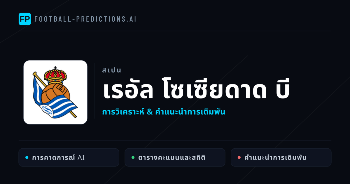 เรอัล โซเซียดาด บี การวิเคราะห์และสถิติ
