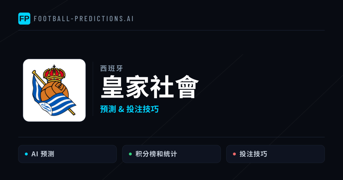 皇家社會 運彩分析|足球預測與數據