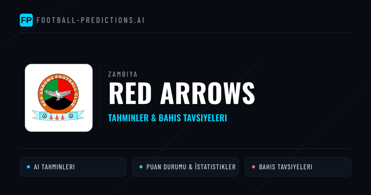 Red Arrows Tahminleri & İstatistikler