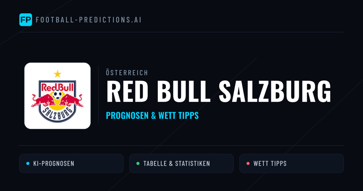 Red Bull Salzburg Prognosen & Statistiken