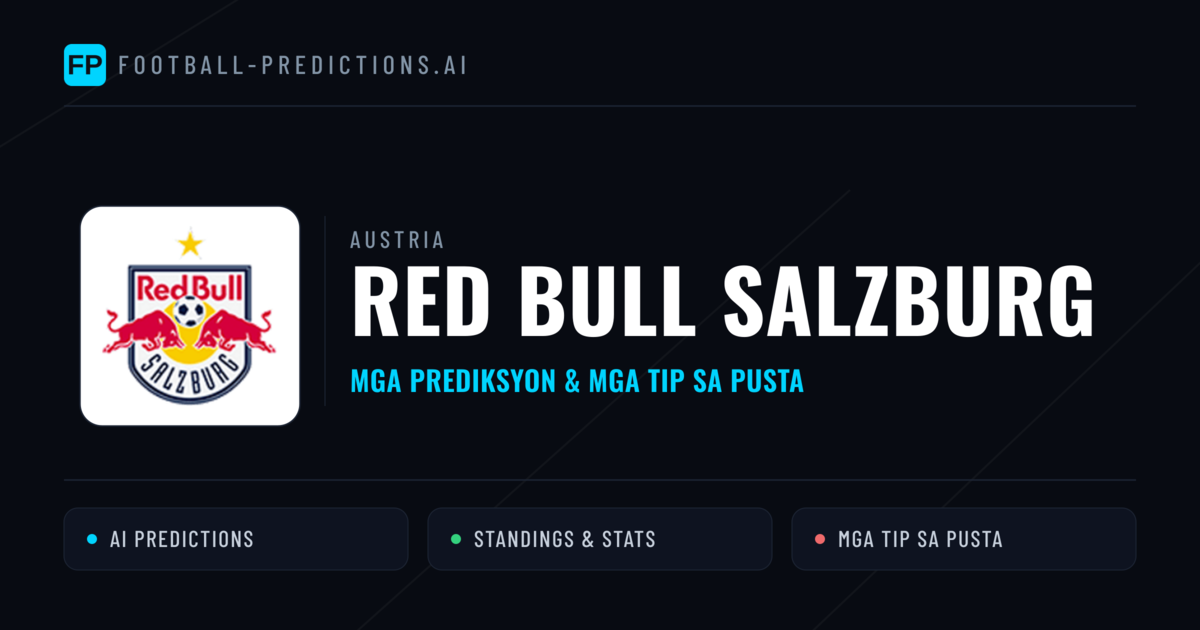 Red Bull Salzburg Predictions & Stats