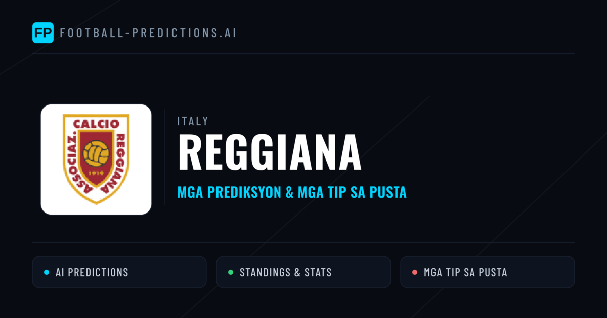 Reggiana Predictions & Stats