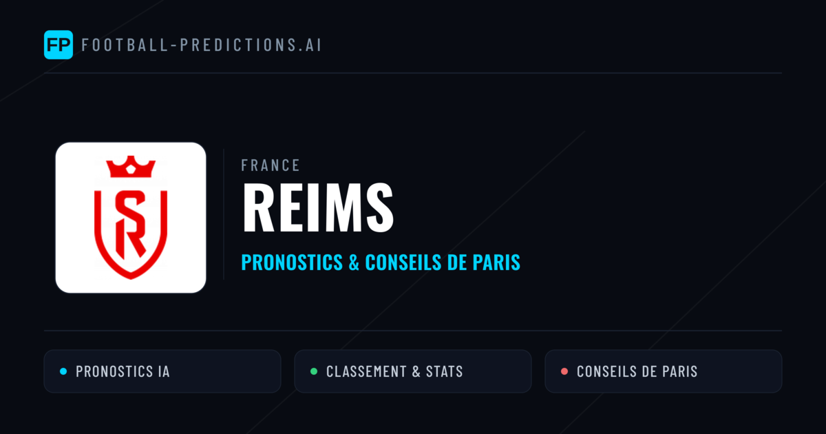Reims Pronostics & Statistiques