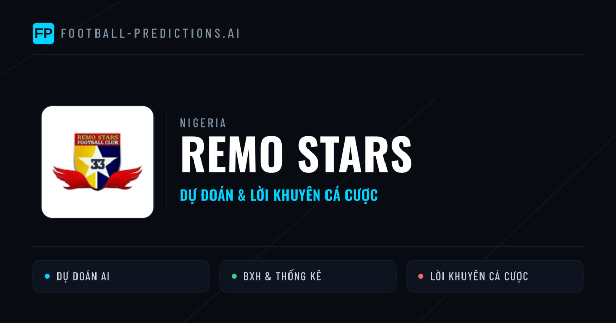 Remo Stars Dự đoán & Thống kê