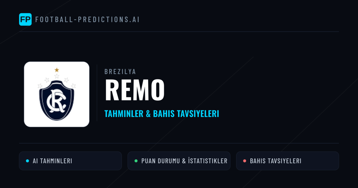 Remo Tahminleri & İstatistikler
