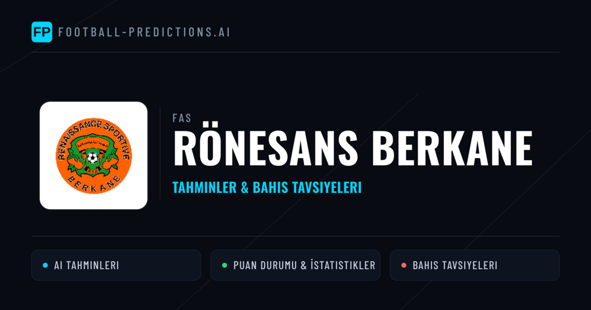 Rönesans Berkane Tahminleri & İstatistikler