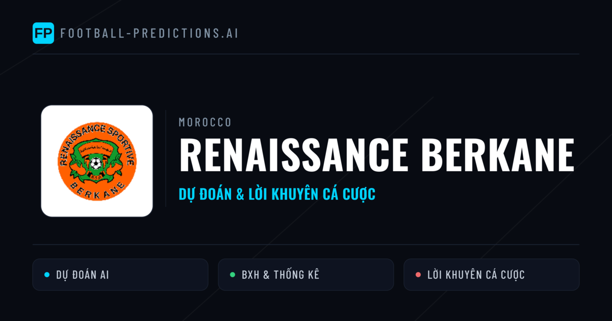 Renaissance Berkane Dự đoán & Thống kê
