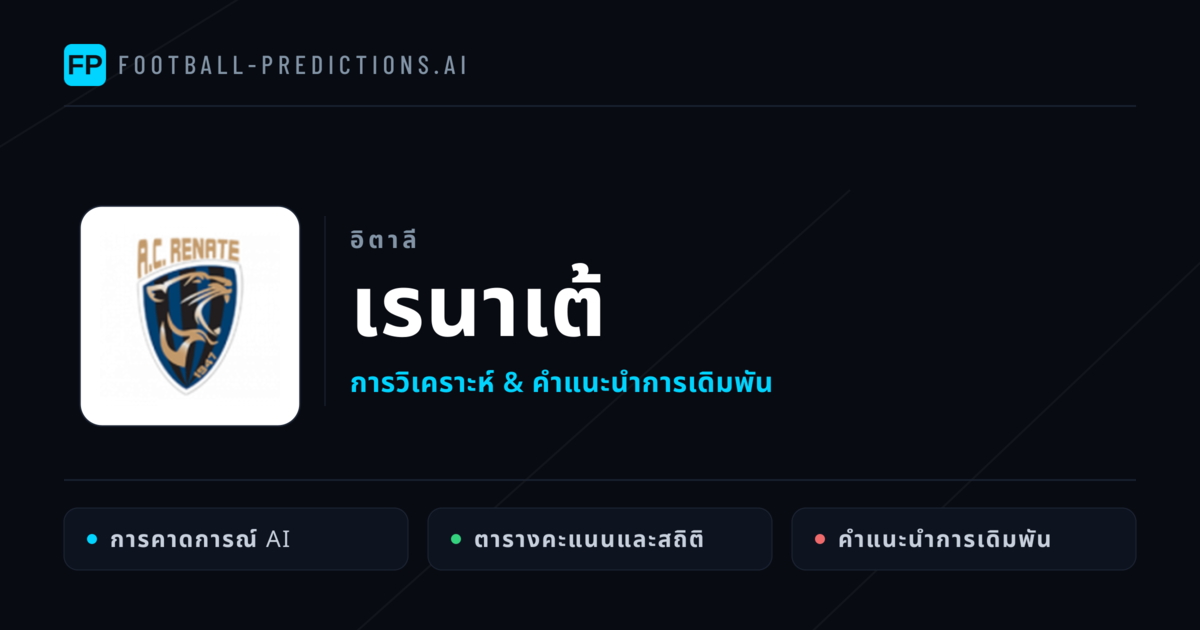 เรนาเต้ การวิเคราะห์และสถิติ
