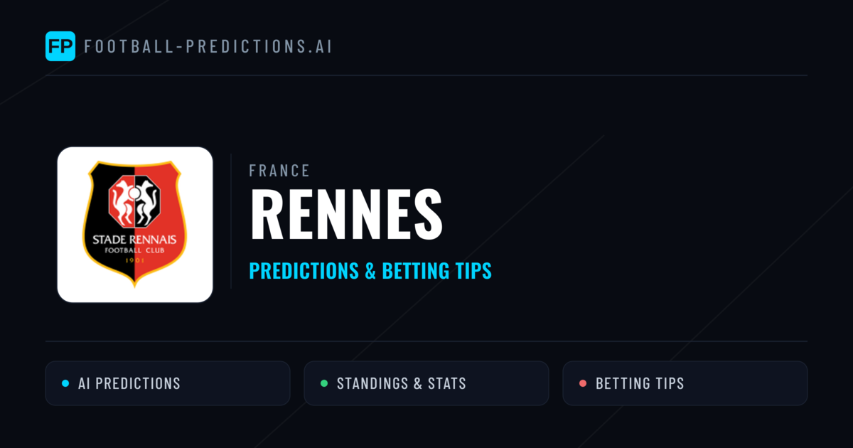 Rennes Predictions & Stats