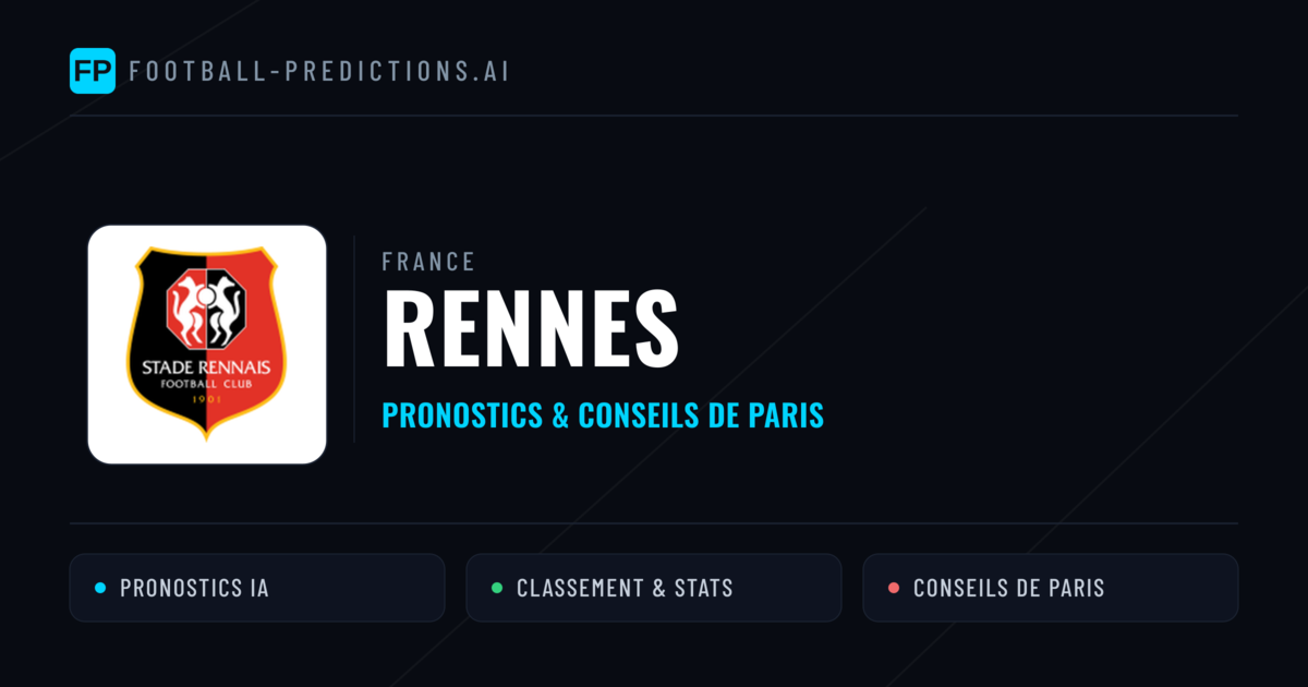 Rennes Pronostics & Statistiques