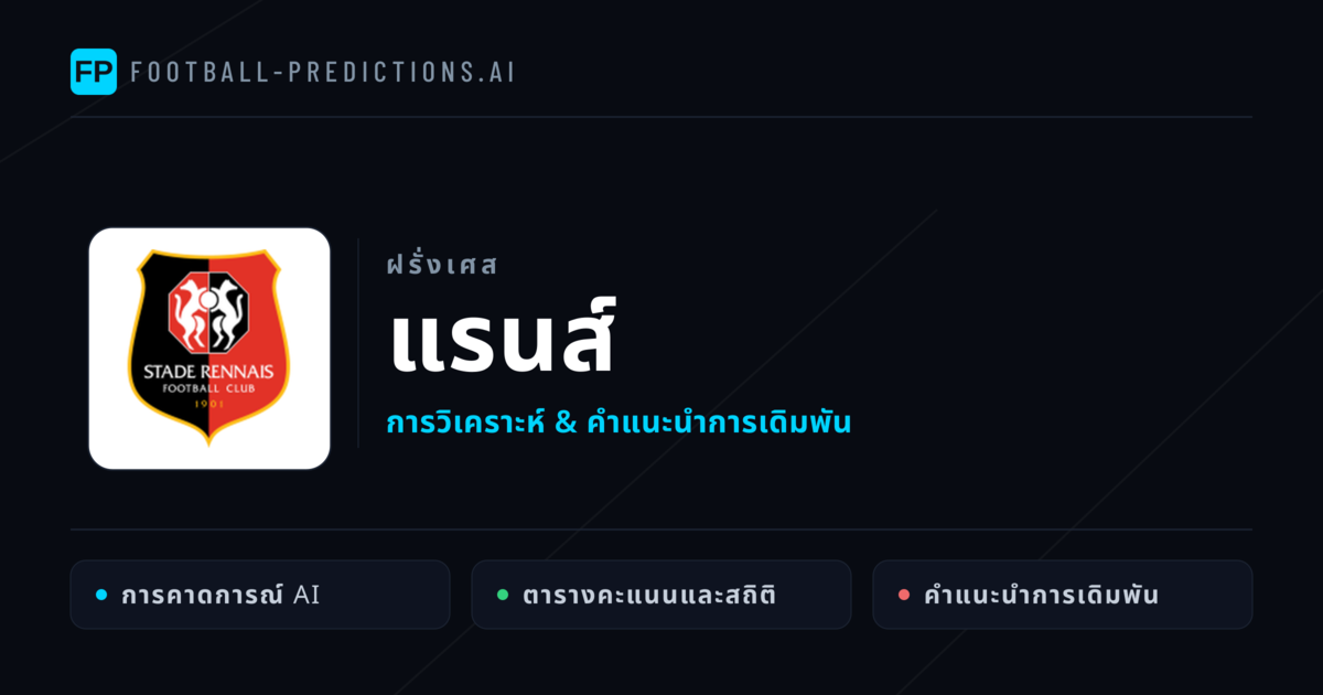 แรนส์ การวิเคราะห์และสถิติ