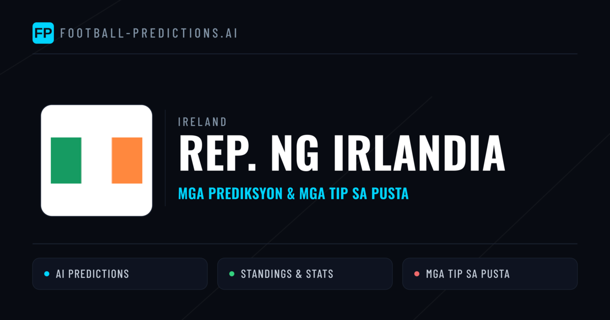 Rep. ng Irlandia Predictions & Stats