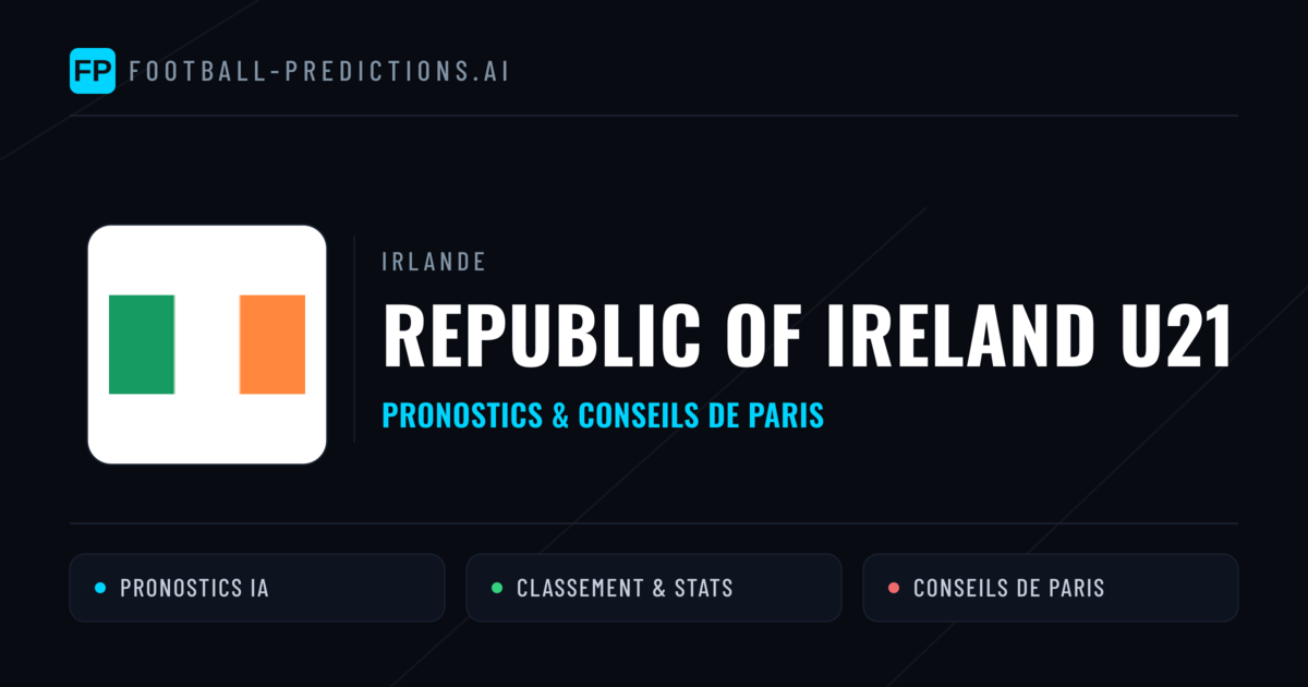Republic of Ireland U21 Pronostics & Statistiques