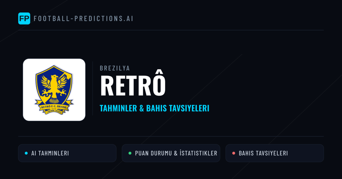 Retrô Tahminleri & İstatistikler
