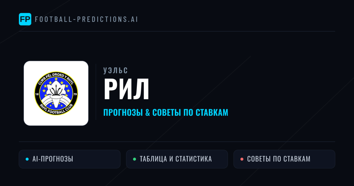 Рил прогнозы и статистика