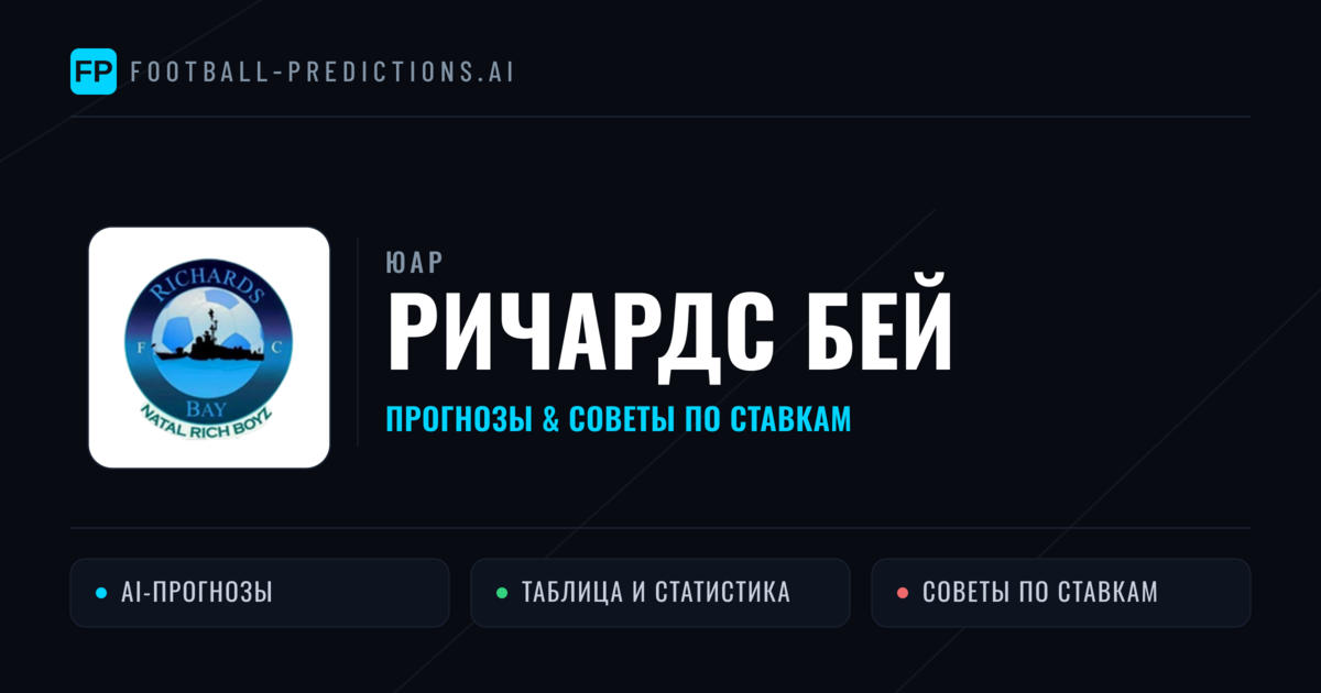 Ричардс Бей прогнозы и статистика