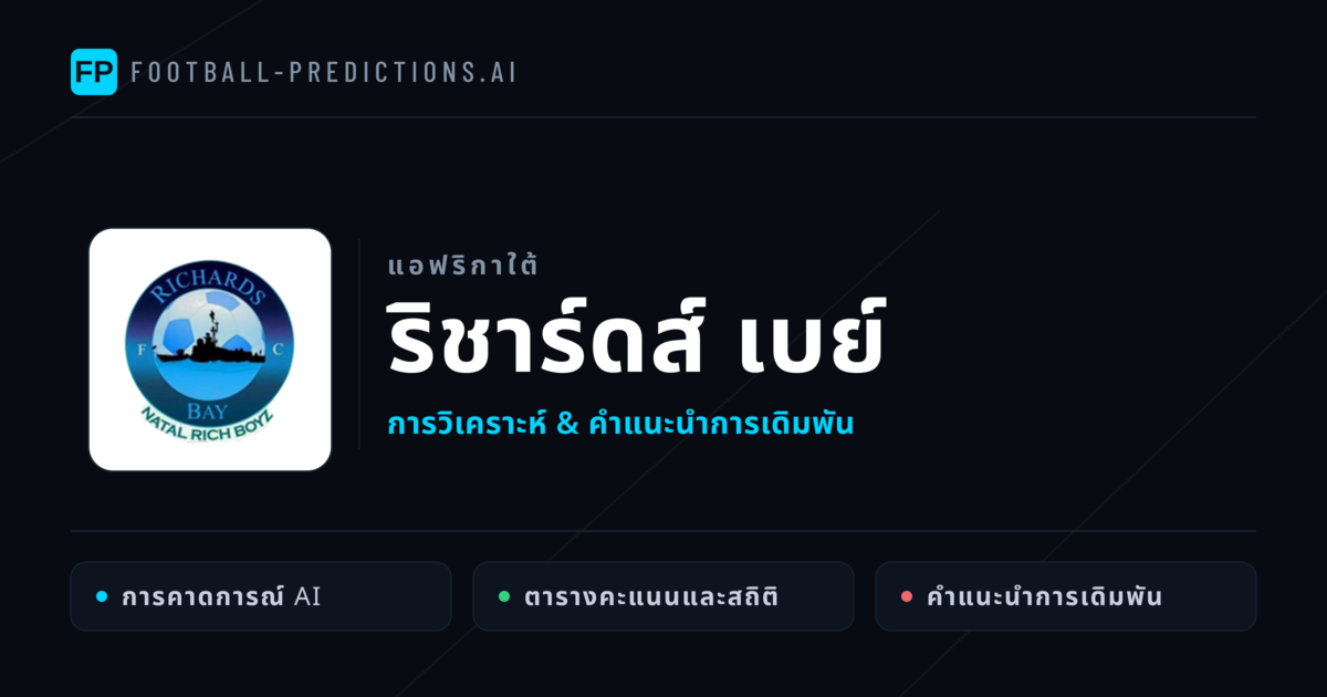 ริชาร์ดส์ เบย์ การวิเคราะห์และสถิติ