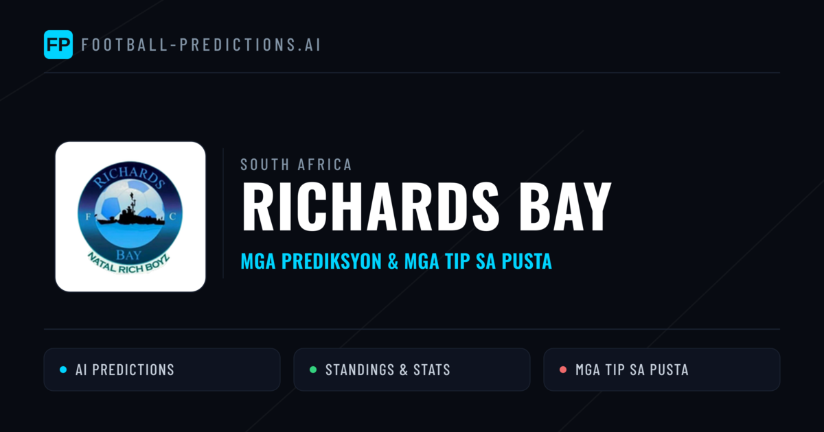 Richards Bay Predictions & Stats
