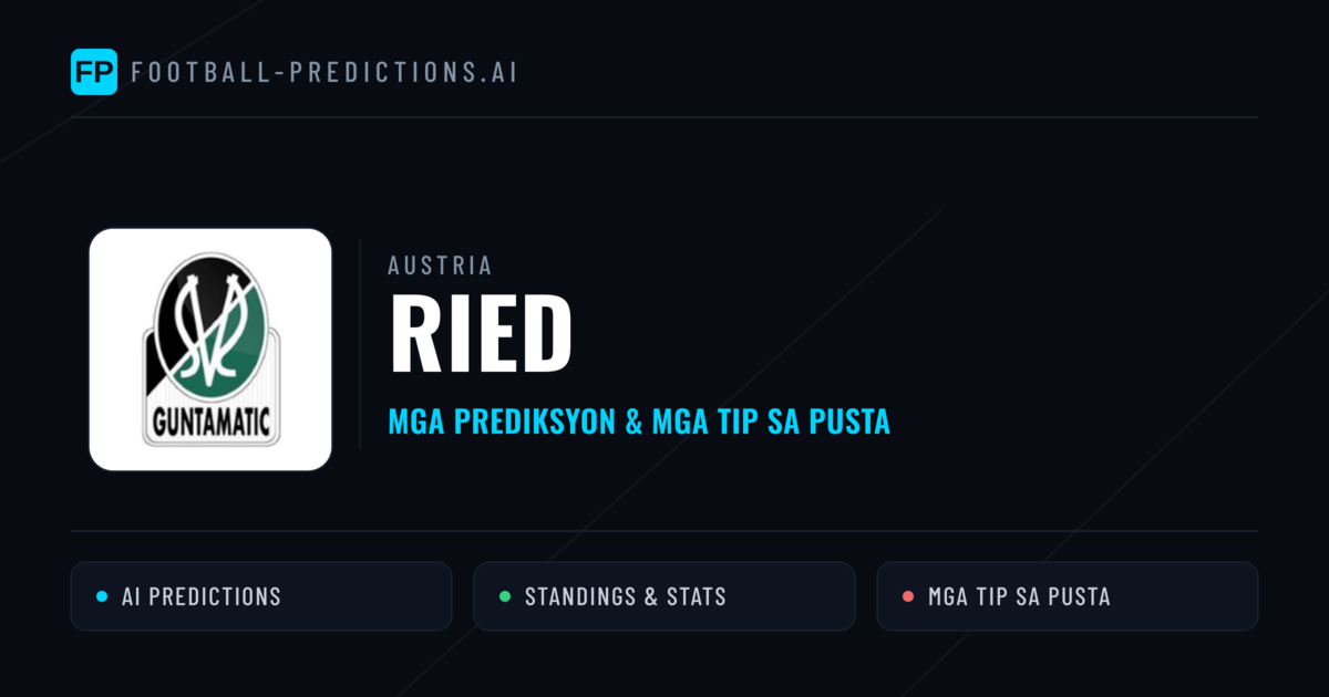 Ried Predictions & Stats
