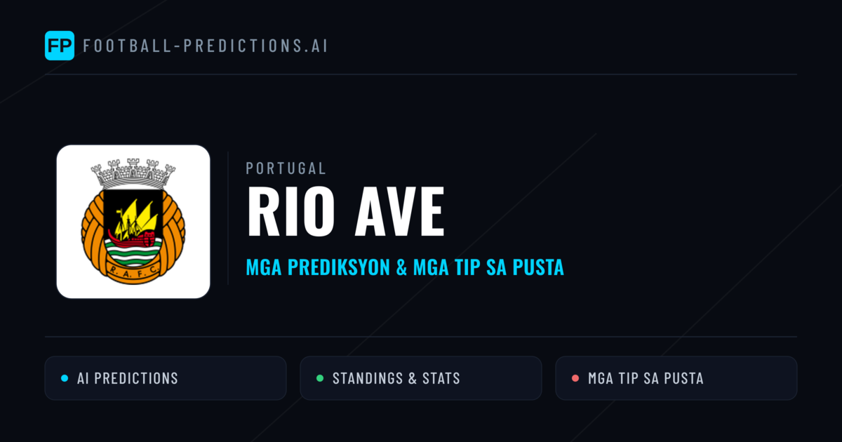 Rio Ave Predictions & Stats