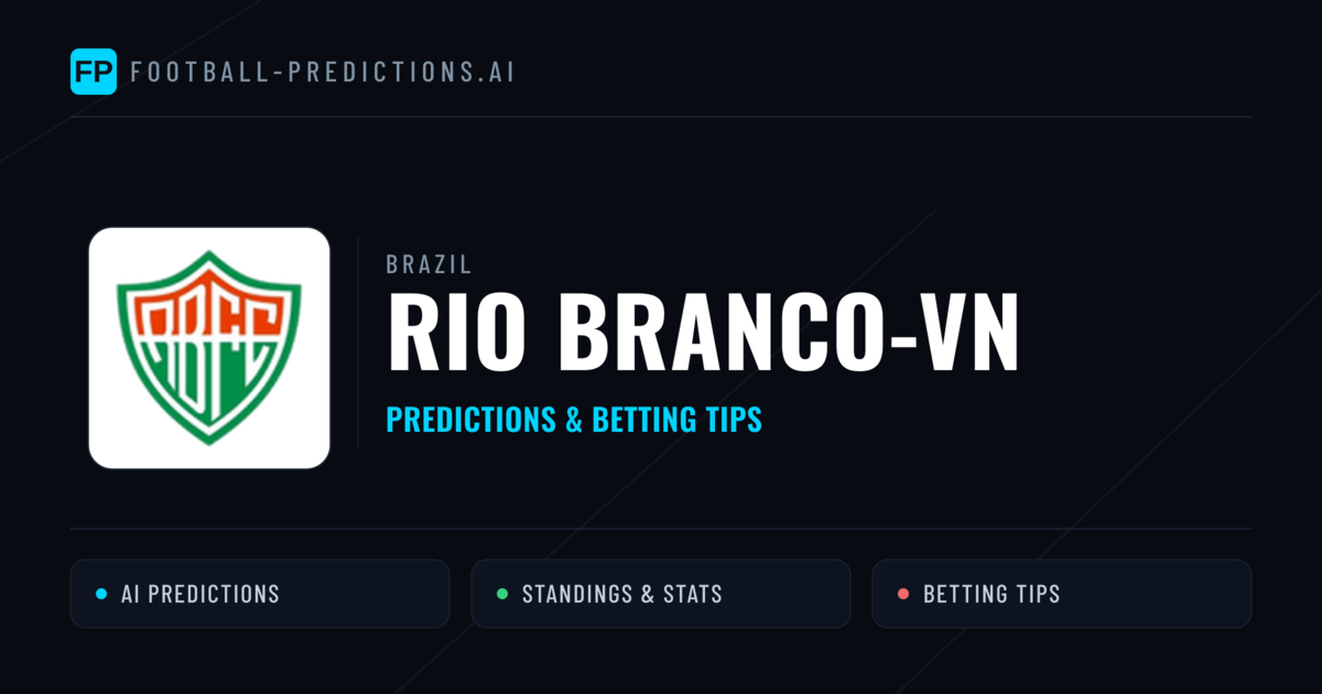 Rio Branco-VN Predictions & Stats