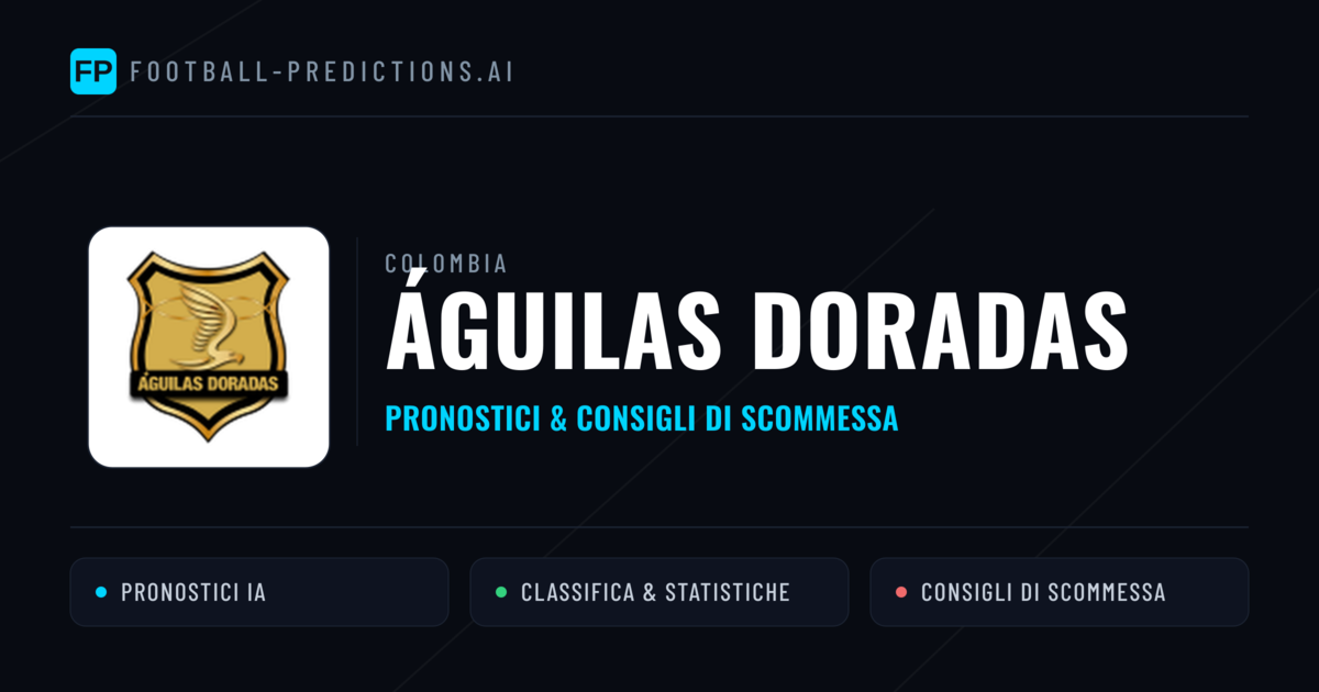 Pronostici e Statistiche Águilas Doradas