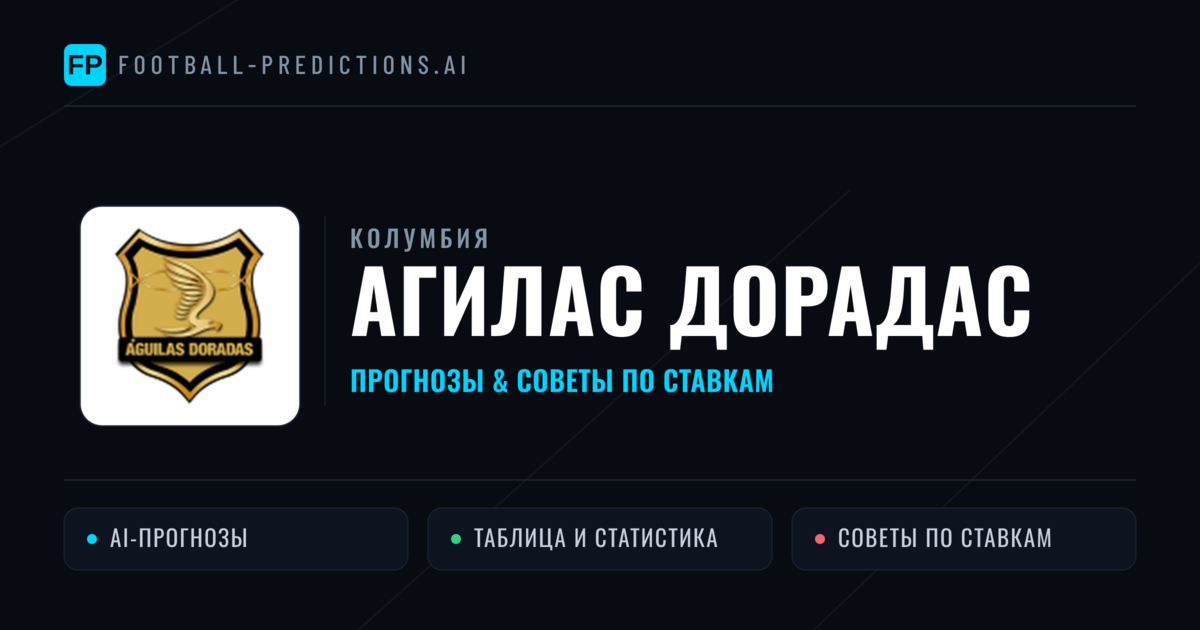 Агилас Дорадас прогнозы и статистика
