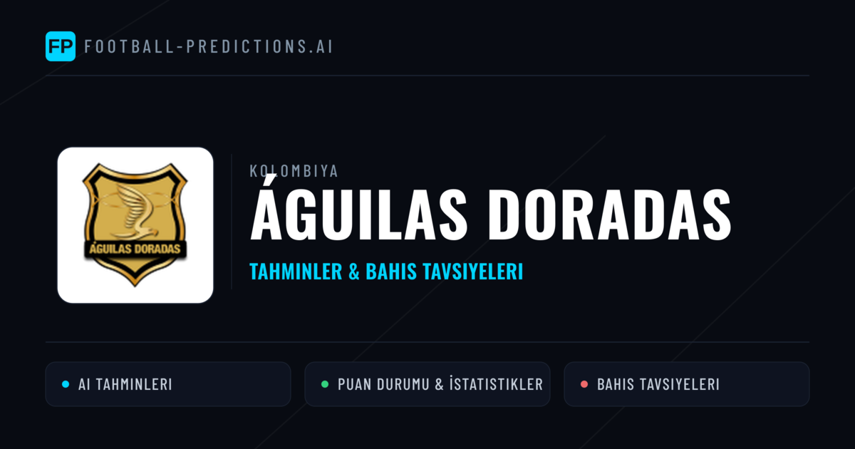Águilas Doradas Tahminleri & İstatistikler