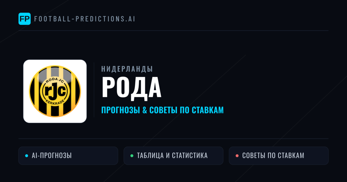 Рода прогнозы и статистика